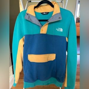 North Face 3/4 Button Up